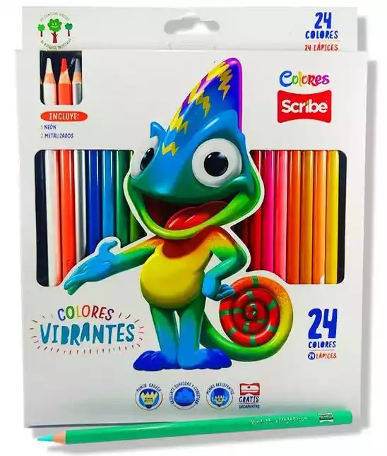 COLORES SCRIBE X24 UNIPUNTA 1125