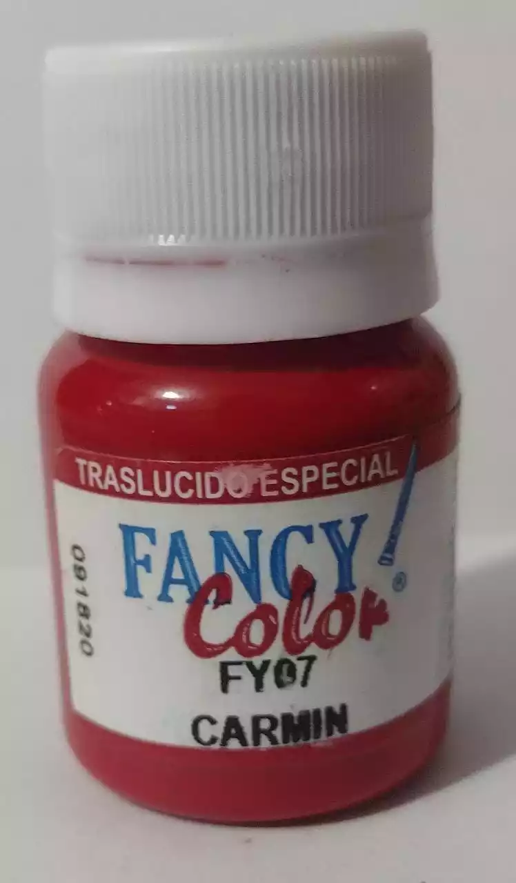 Traslucido Especial Fancy Color Carmin FY-07