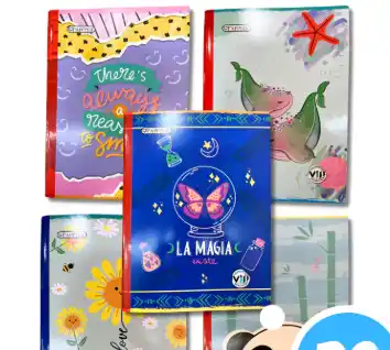 CUADERNO CUADRICULADO 50H FEM/MASC LATIN* 1225+