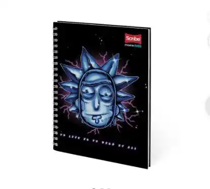 CUADERNO RICKY MORTY 50-2 SCR* 0126+