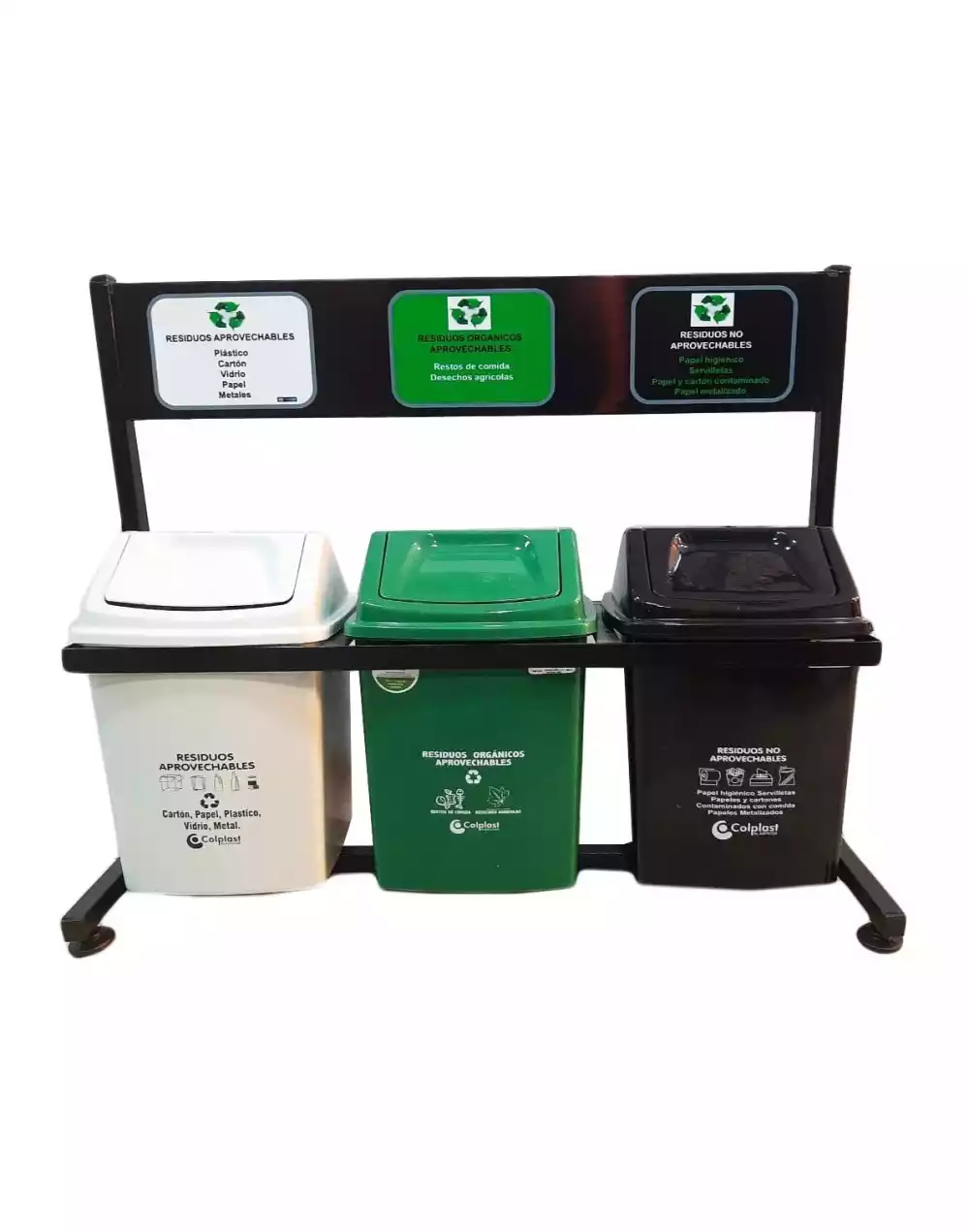 CANECAS PUNTO ECOLOGICO 20LTS X3