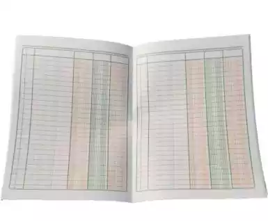 LIBRO CONTABILIDAD 3 COLUMNAS 1/2 OFICIO 80 HJ 0925