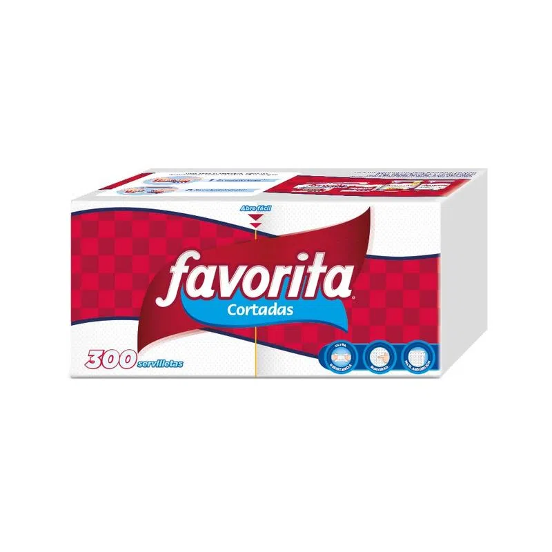 SERVILLETA FAVORITA X300 0525+