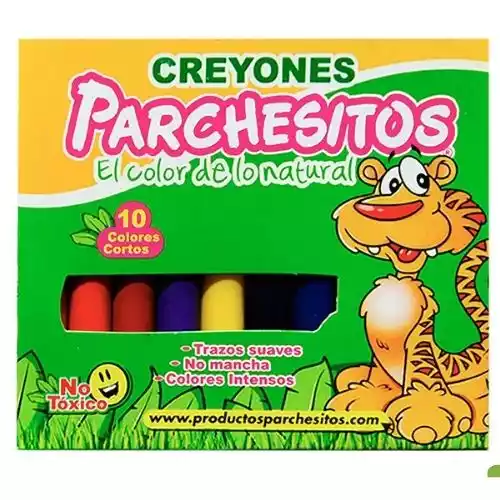CRAYONES PARCHESITO X10 GRUESO