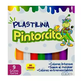 PLASTILINA PINTO* CAJA X10 - JUMBO 0825