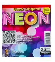 BLOCK  ORIGAMI NEON ROMANO 15*15 25 HJ 1225