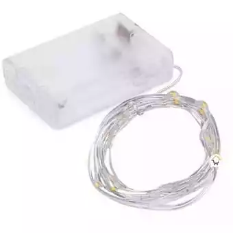 LUCES LED MNI CON ADAPTADO PILAS