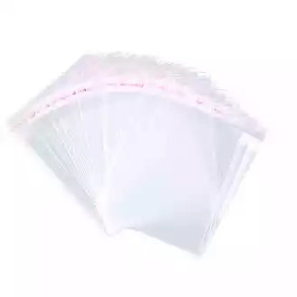 BOLSA TRANSPARENTE ADHESIVA 10*15CM PAQX100 1025