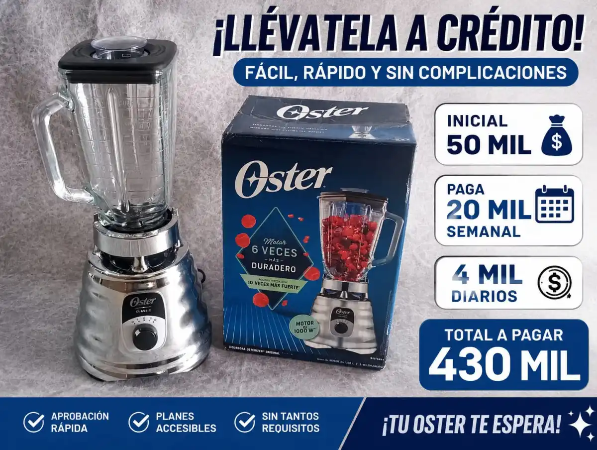 Licuadora Oster Cromada 1000w