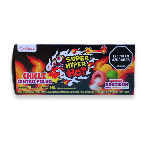 CHICLE SUPER ACIDO PICANTE X 70X36
