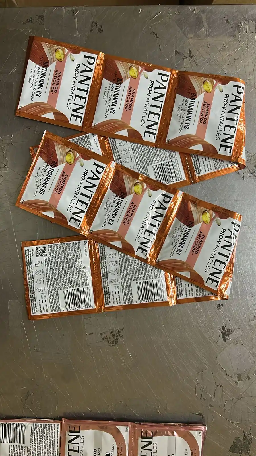 PANTENE SHAMPO BIOTINAMINA  RISTRA X14 SOBRES