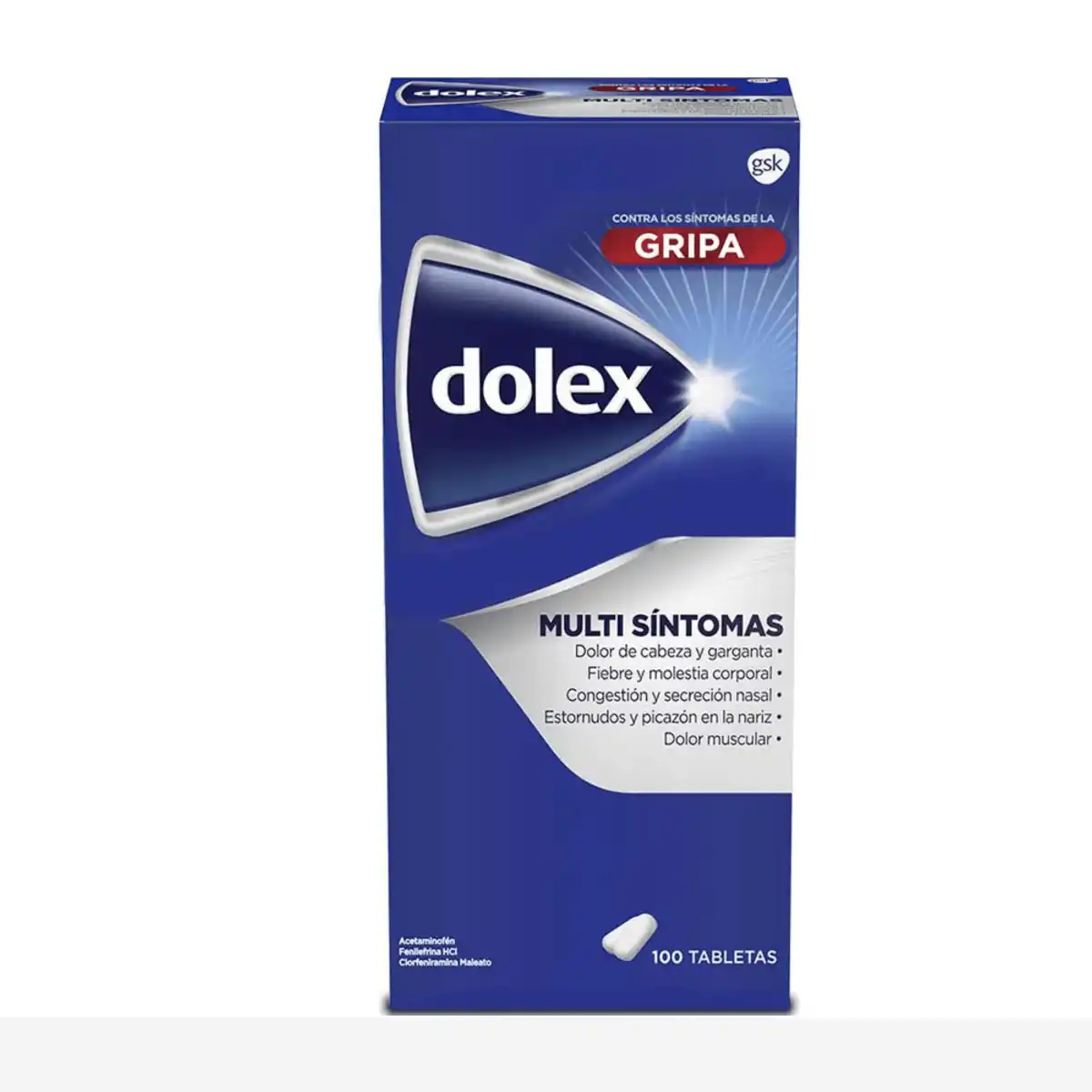 DOLEX GRIPA BLISTER X4 UNID X25