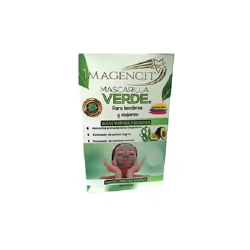 MASCARILLA VERDE CAJA X10 SOBRES X20GR