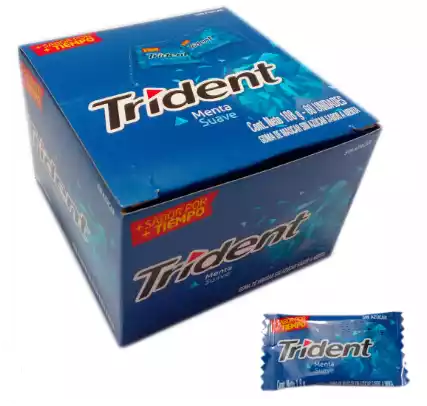 TRIDENT PEQ MENTA X 60 UNIDADES