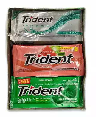 TRIDENT GRANDE SURTIDO X 18 UNIDADES