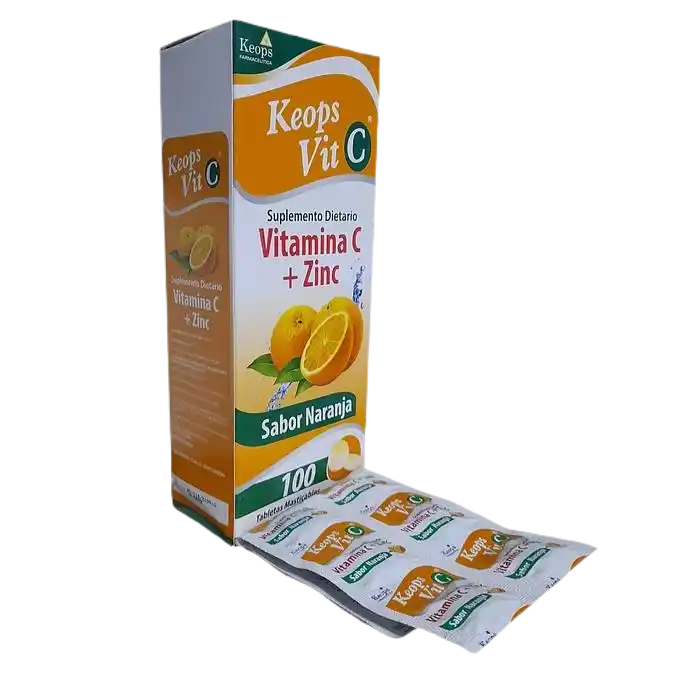 VITAMINA C  NARANJA +ZINX10 X10