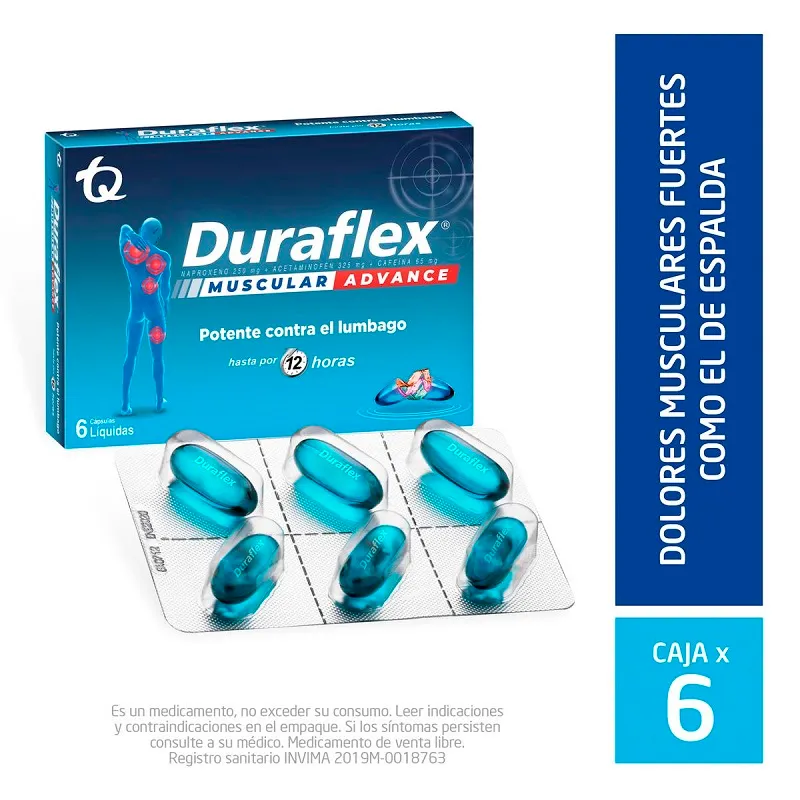 DURAFLEX ESPALDA X6