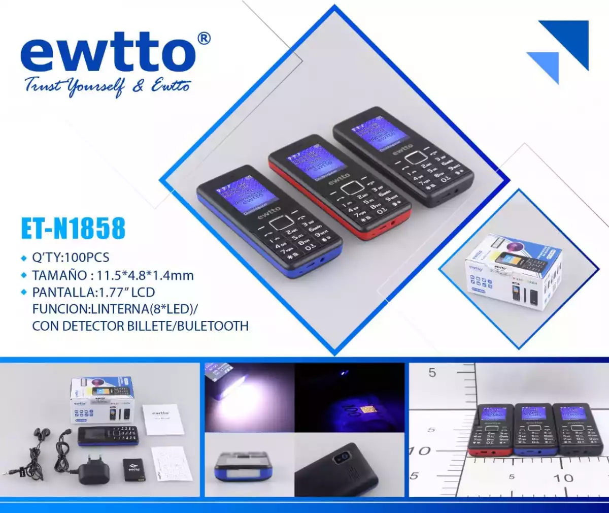 Celular Ewtto ET-N1858