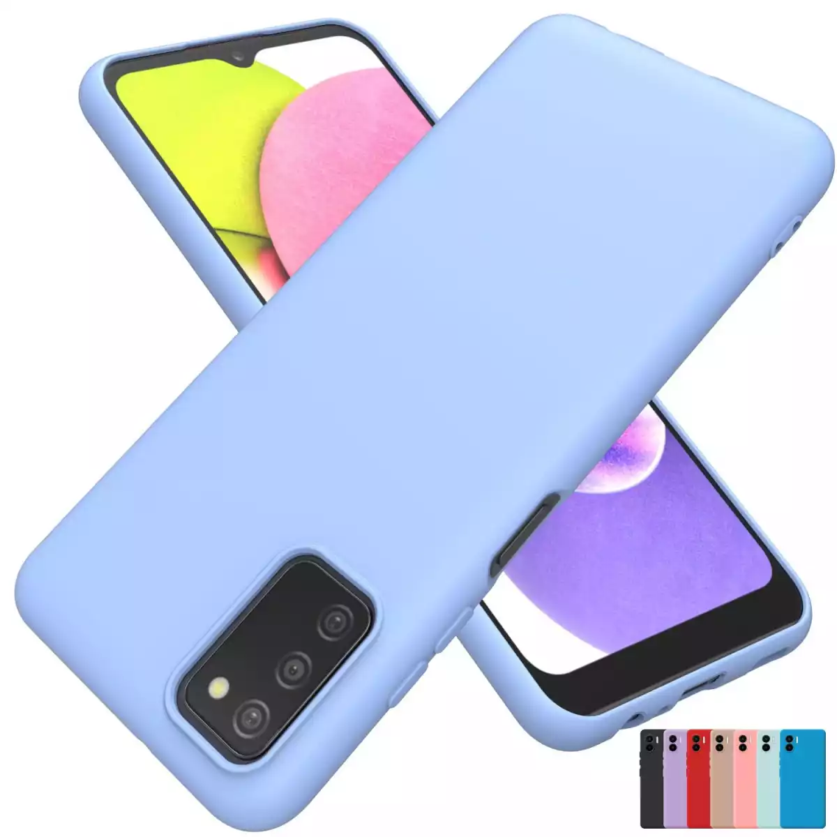 Funda para Samsung Galaxy A03S  Robotico, Silicona, Agenda