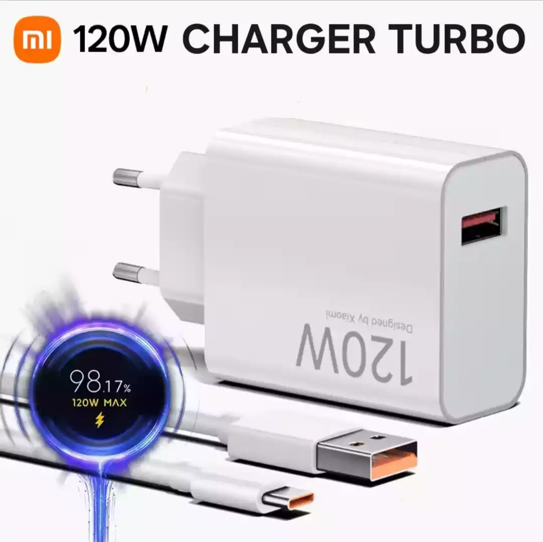Cargador Xiaomi 9 120W Charger Turbo 5G - Caja Blanca / MDY-09-EH