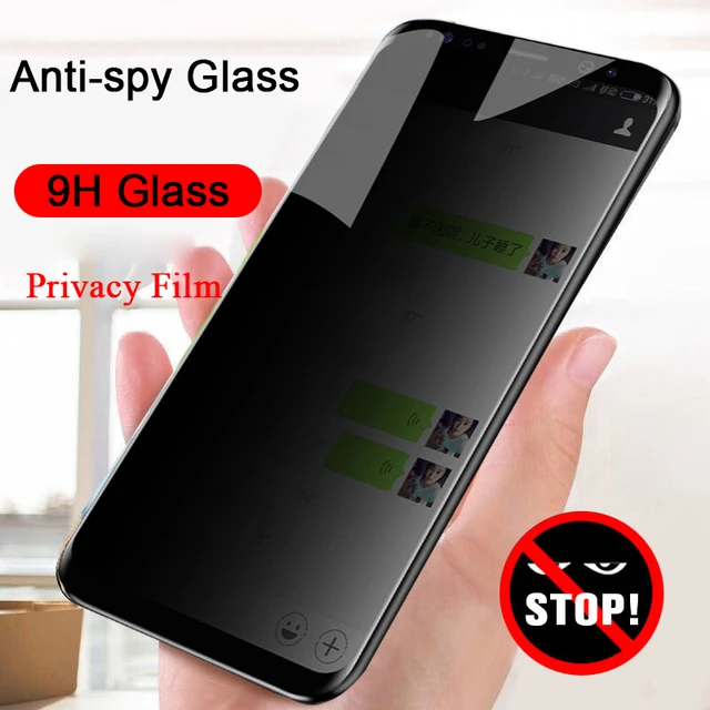 Protector de pantalla anti-espía Tecno Spark 8C / X5B / X5B Plus