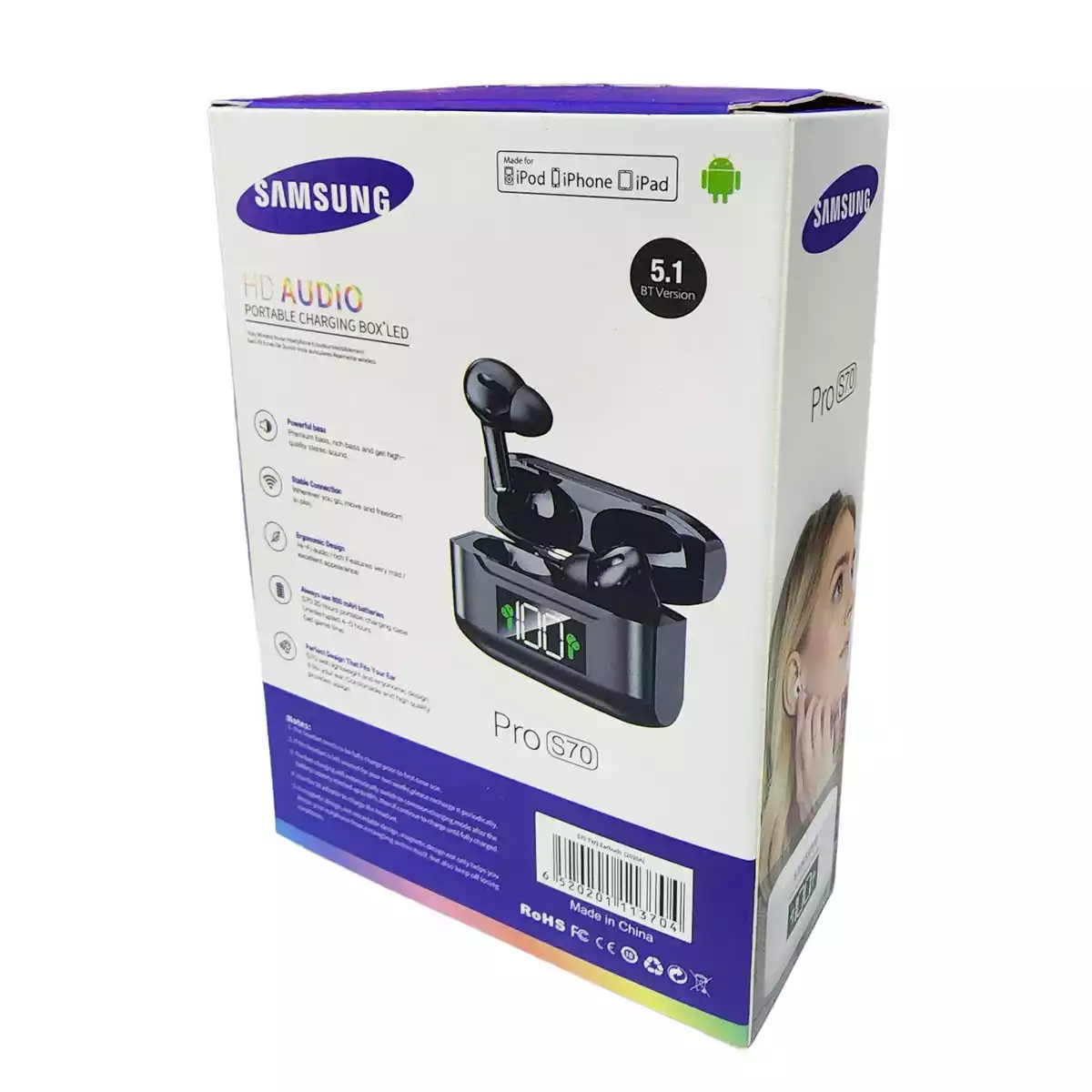 Audifono Samsung Inalambrico Pro S70