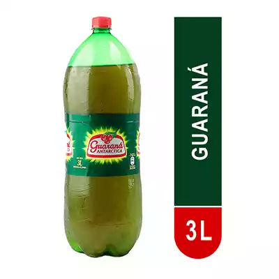 Gaseosa Guarana Antartica de 3 Litros