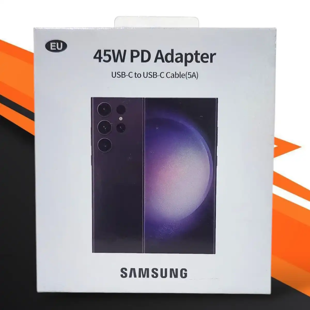 CARGADOR SAMSUNG 45W PD ADAPTER USB-C TO USB-C CABLE (5A)