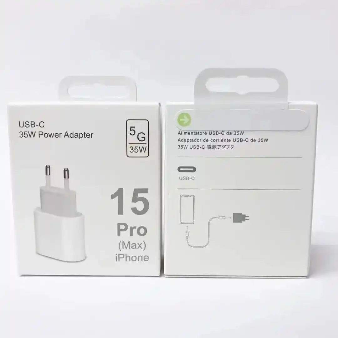 Cargador Iphone Solo Cabeza USB-C 35W Power Adapter - 15 PD MHJE3ZZ/A A2347