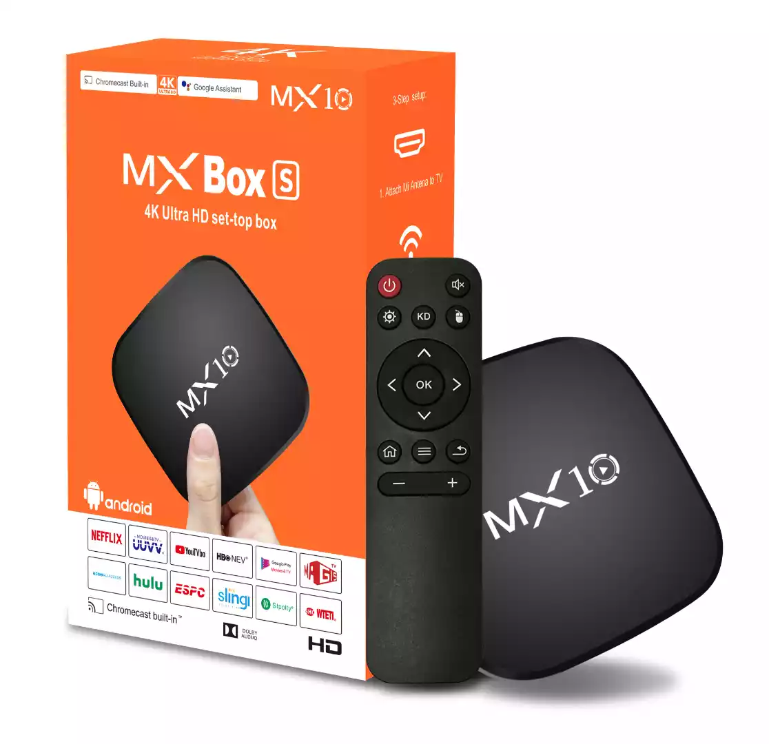 Mx Box S 4K Ultra HD 128gb MX10