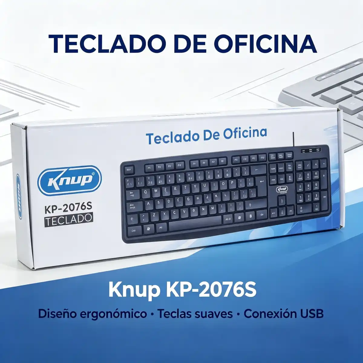 Teclado A CABLE USB Knup - KP-2076S