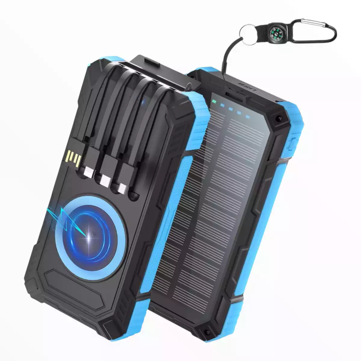 Cargador portátil con solar yesido 30.000mha PB212