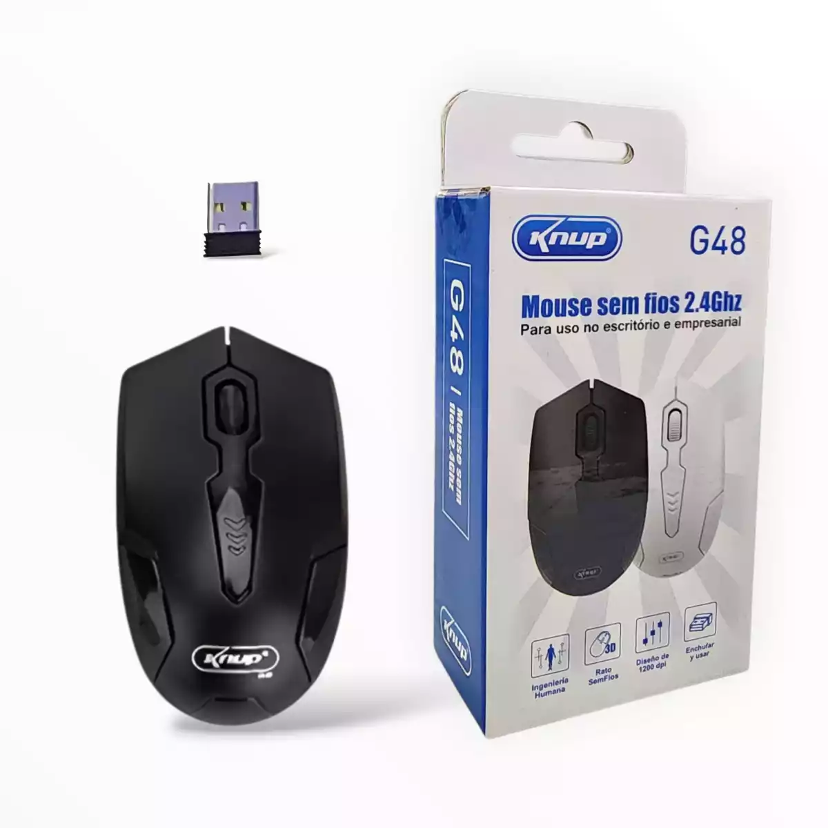 Mouse inalámbrico Knup G48