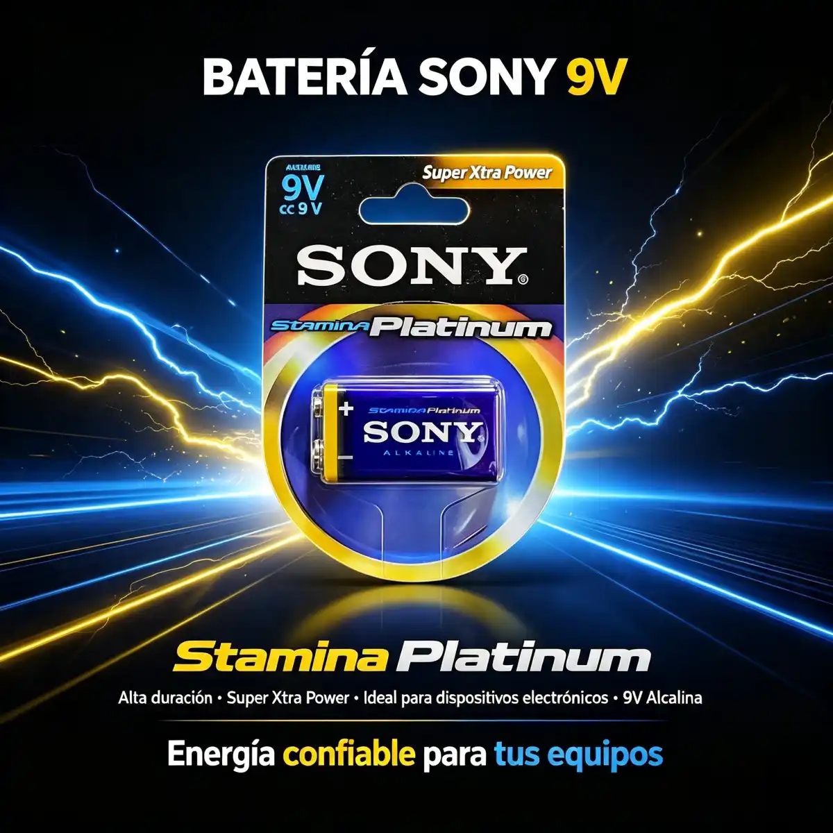 Pila 9V Sony alkalina
