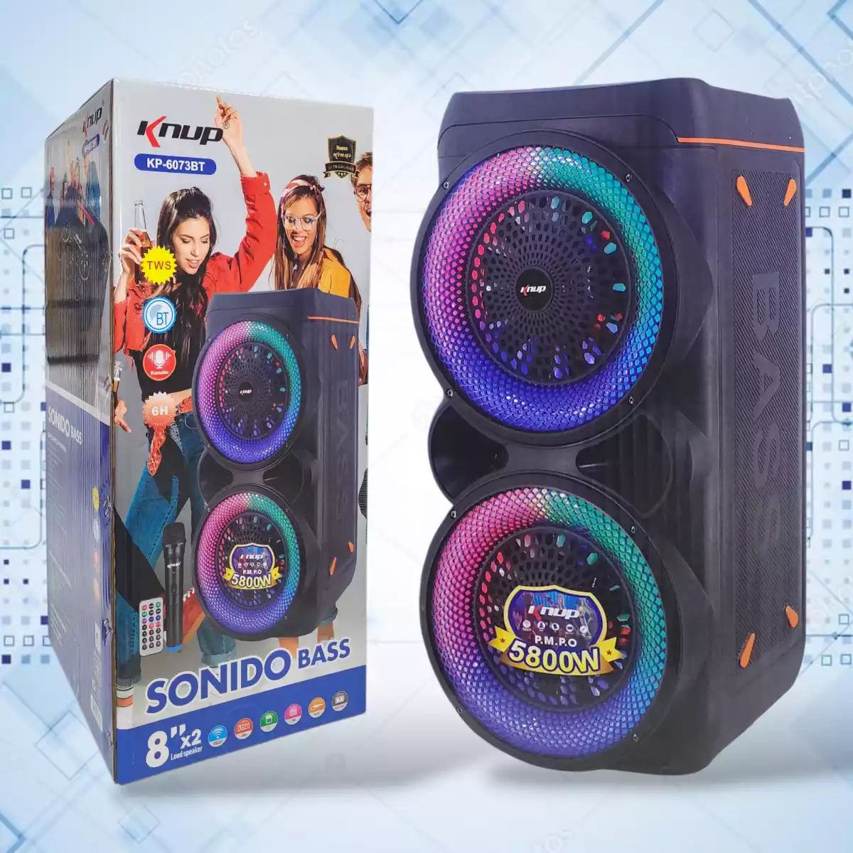 Parlante Knup - KP-6073BT