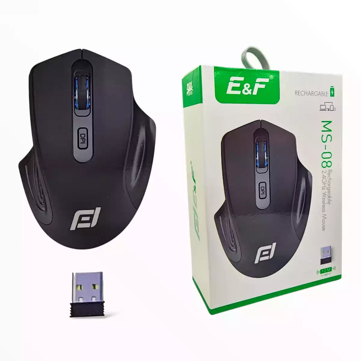 Mouse EF Inalambrico MS-08