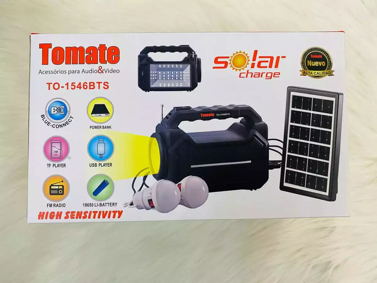 Radio Tomate con Solar - TO-1546BTS