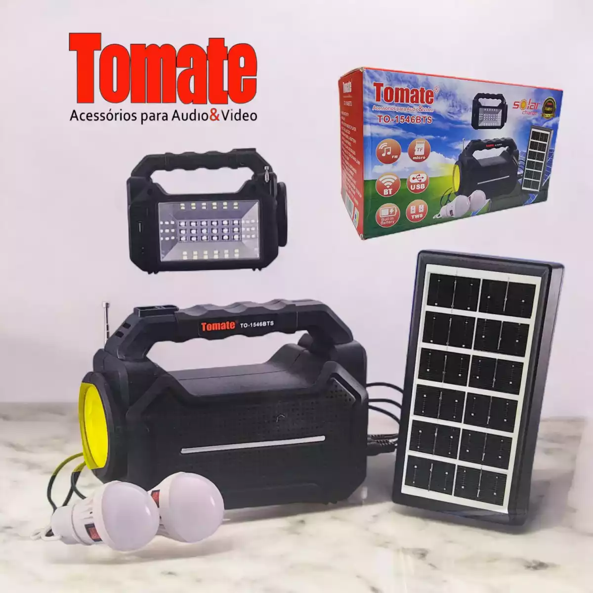 Radio Tomate con Solar - TO-1546BTS