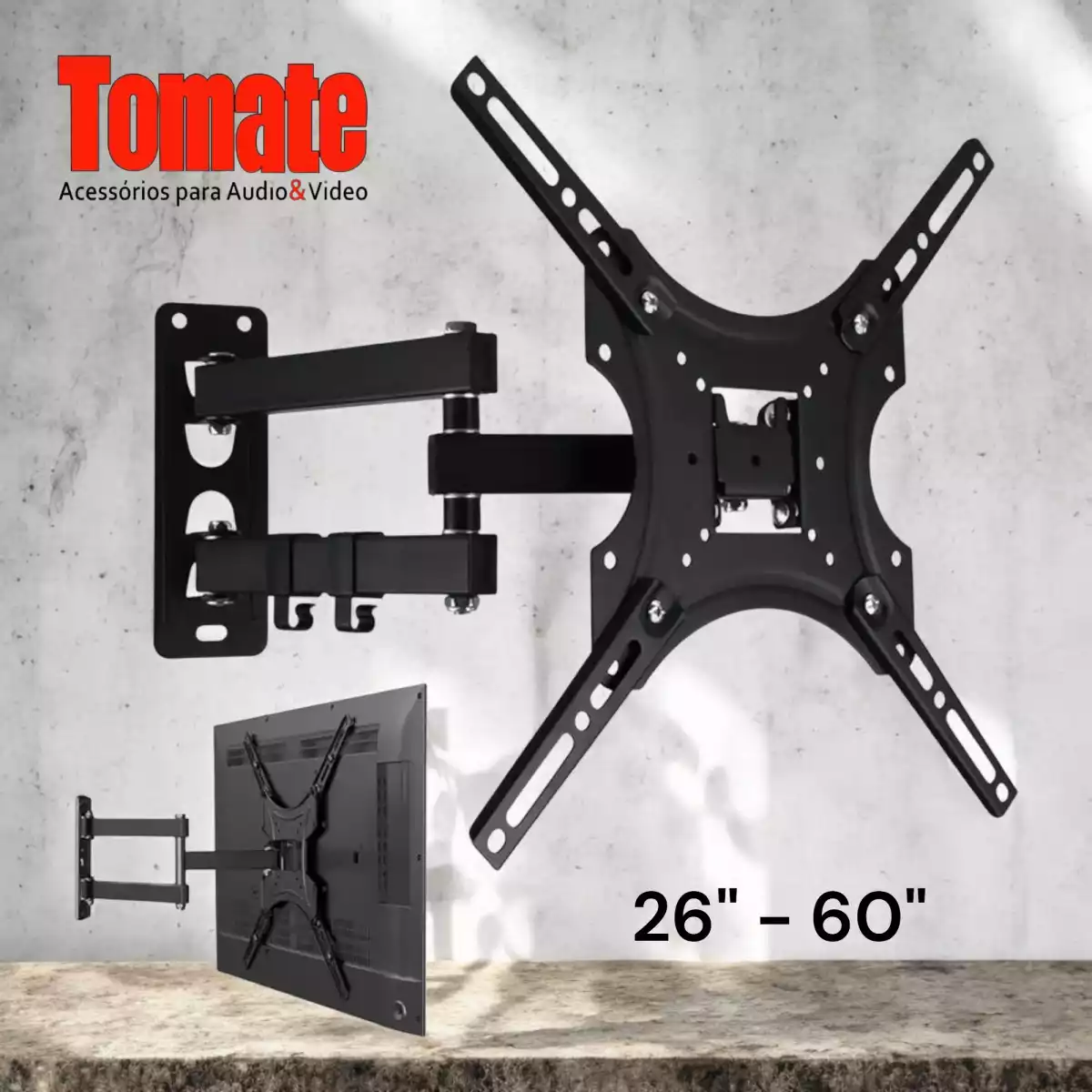 Soporte para tv Universal de parede 26/60 Tomate - TO-SP01