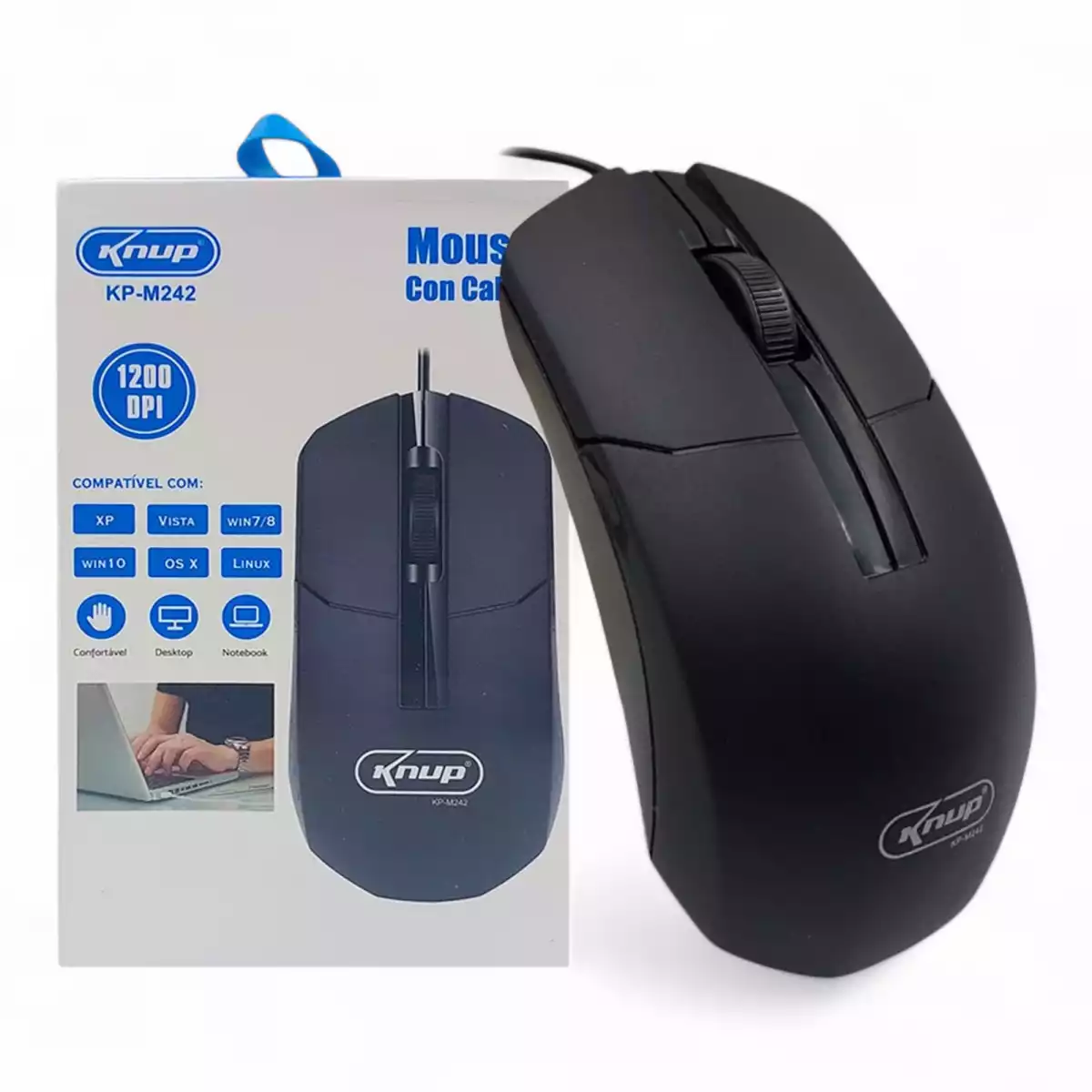 Mouse Knup a Cable USB / KP-M242