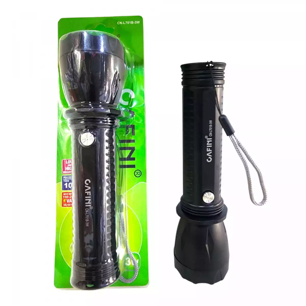 Linterna Recargable cafini CN-L701B-3W