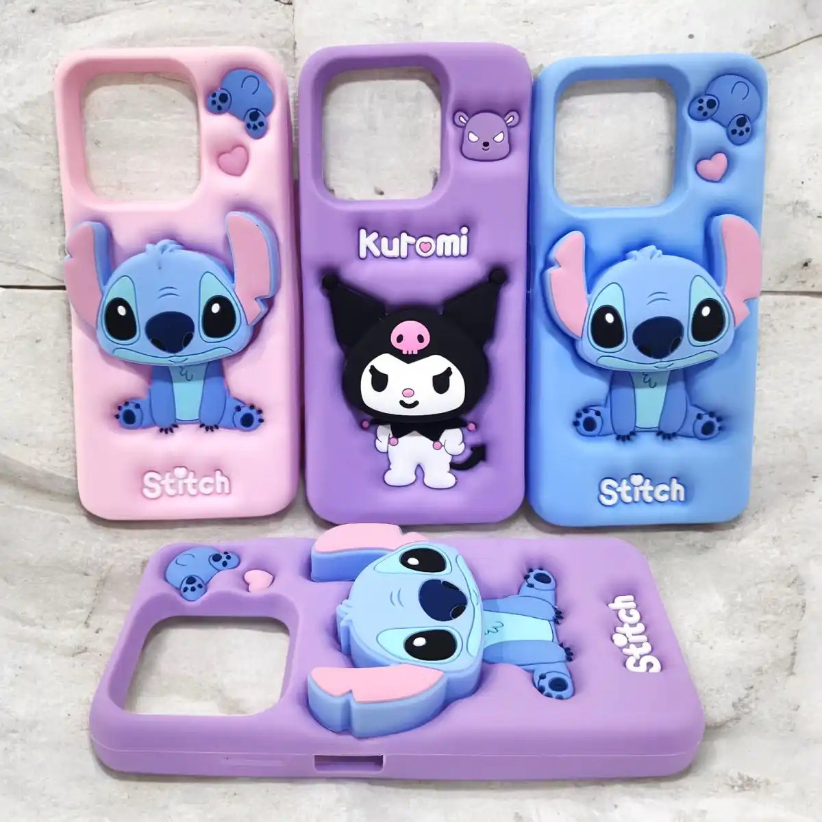 Funda para Infinix Hot 50i / Smart 9 - Silicona Stitch