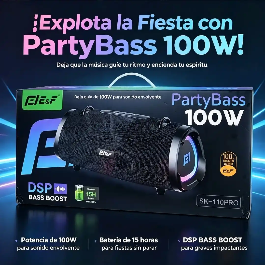 PARLANTE E&F 100W 15H PARTY BASS - SK-110 PRO