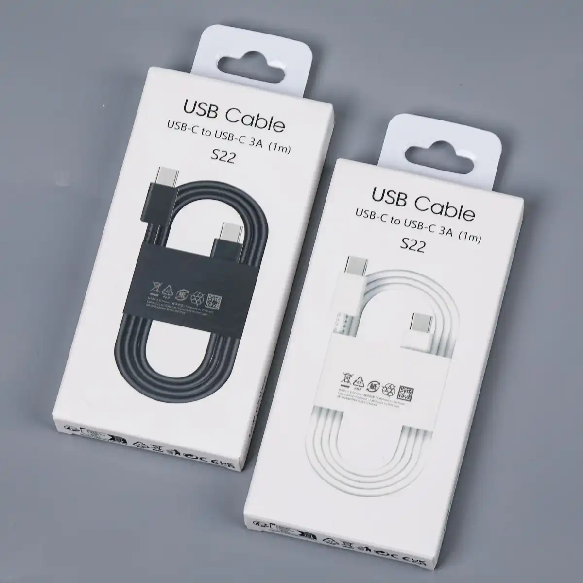 CABLE USB GERLAX USB-C CLABLE USB-C TO USB-C (1.0M) S22