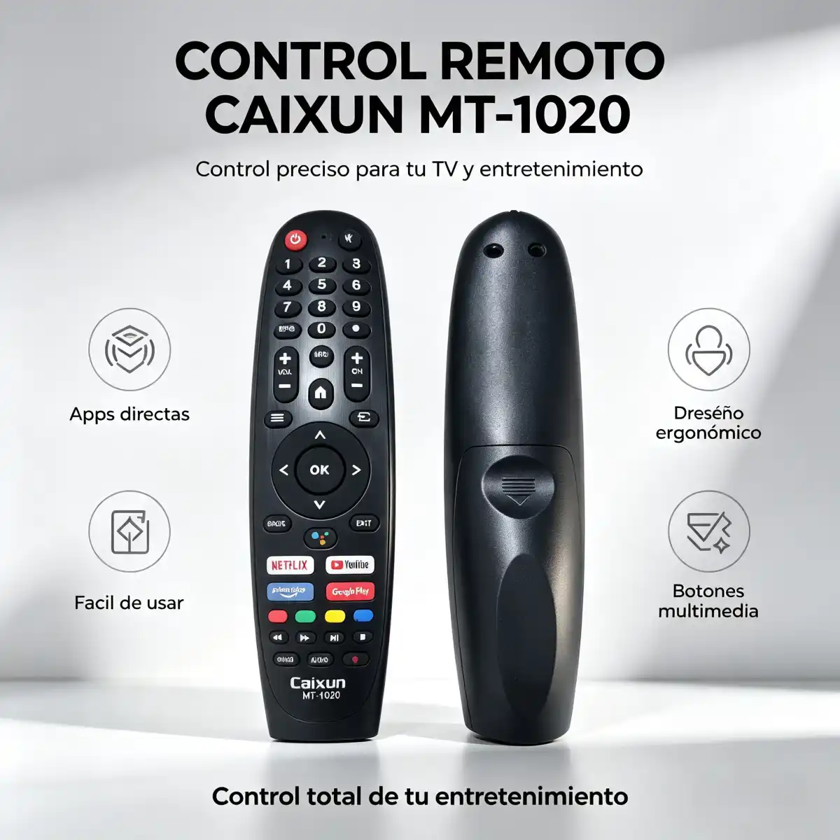 Control Remoto CAIXUN Tv Smart 4K Magic - MT-1020