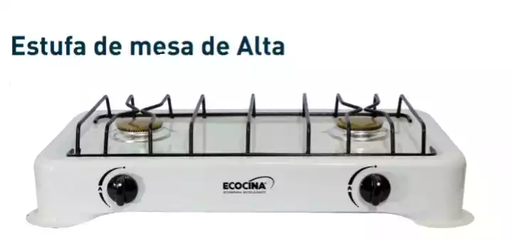COCINA DE GAS 2 QUEMADOR C-2E