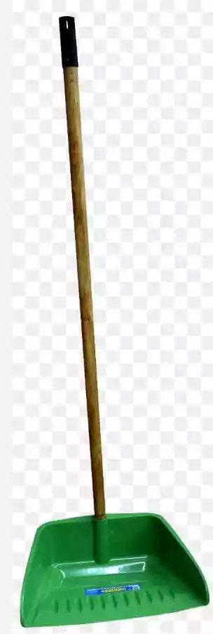 PALA PLASTICA PALO DE MADERA