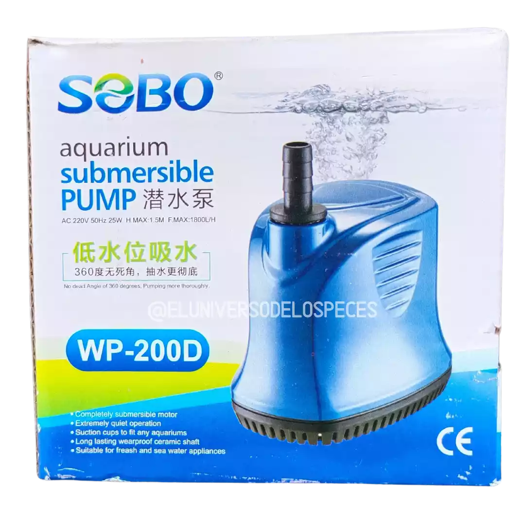 Bomba Sumergible SOBO WP-200D