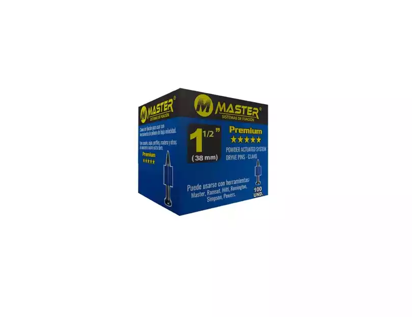 CAJA CLAVO FIJACION DRYWALL  X 1 CAJA AZUL X 100 UND