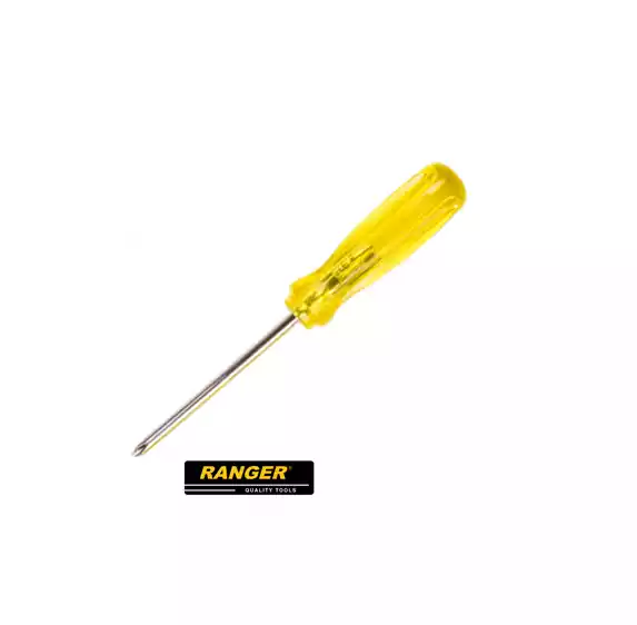 DESTORNILLADOR ESTRELLA  RANGER AMARILLO  1/4 X 4